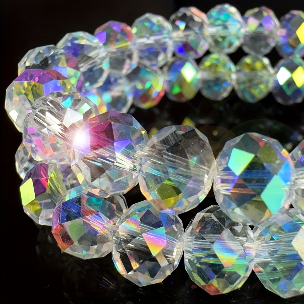 110pcs Austrian Crystal Glowing Glass Loose Beads